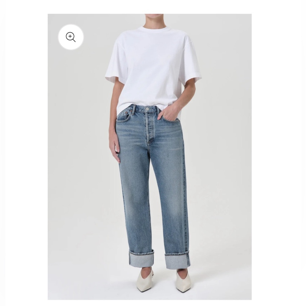 NWT Agolde Fran low slung jeans